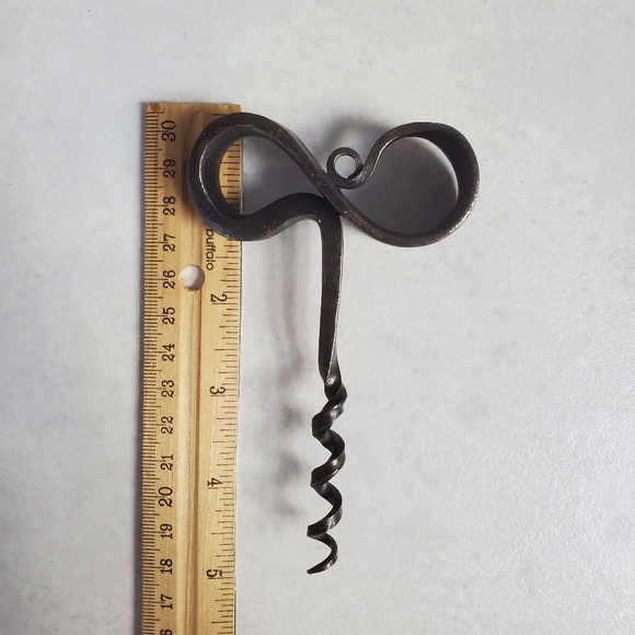 Hand Forged Iron Corkscrew - Picture 6 of 7